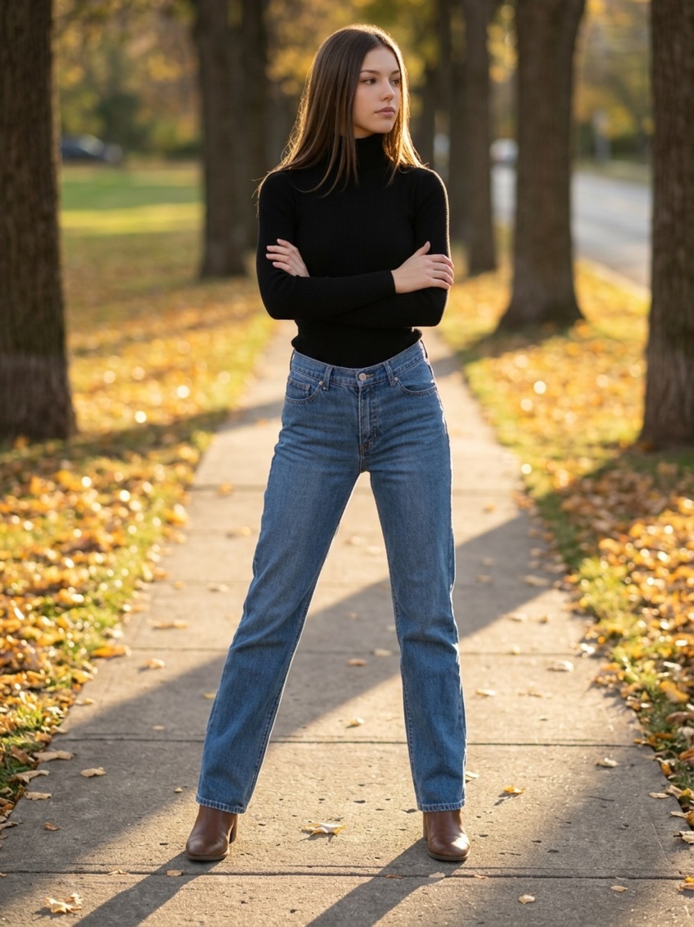 GAP Vintage Straight Leg High Rise Denim Jeans 2001 Y2K 14 R